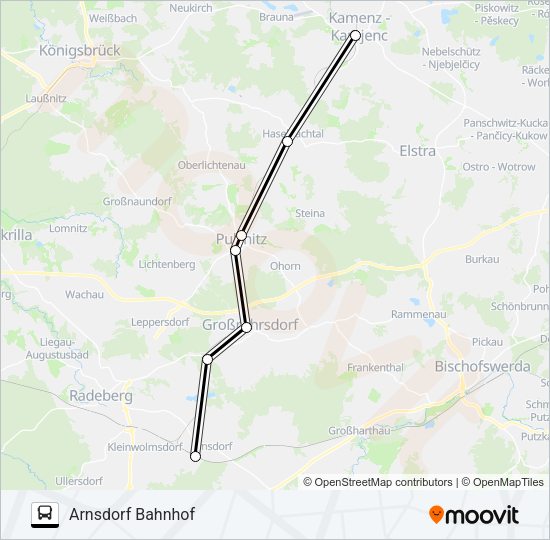 Автобус S8: карта маршрута