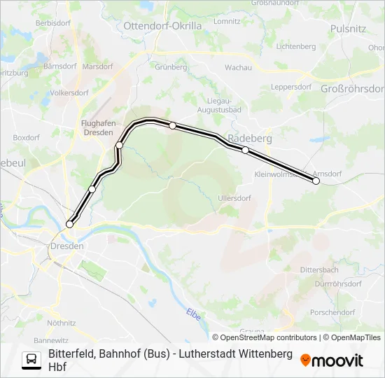 Автобус S8: карта маршрута