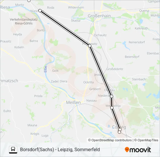RE50 Bus Line Map