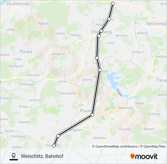 RB4 Train Line Map