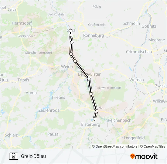 RB4 Train Line Map