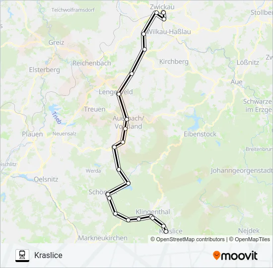 VBGRB1 Train Line Map