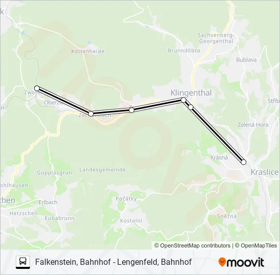 RB1 Bus Line Map