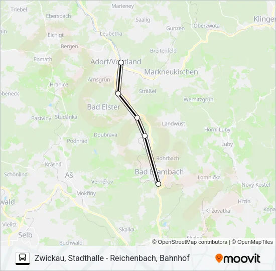 RB2 Bus Line Map