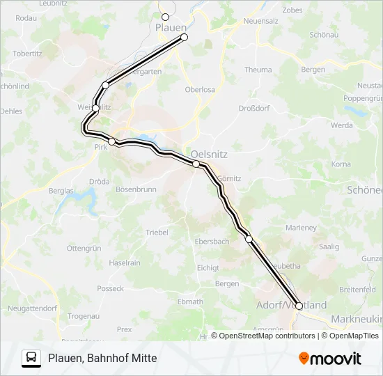RB4 Bus Line Map