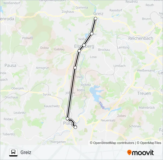 RB4 Bus Line Map