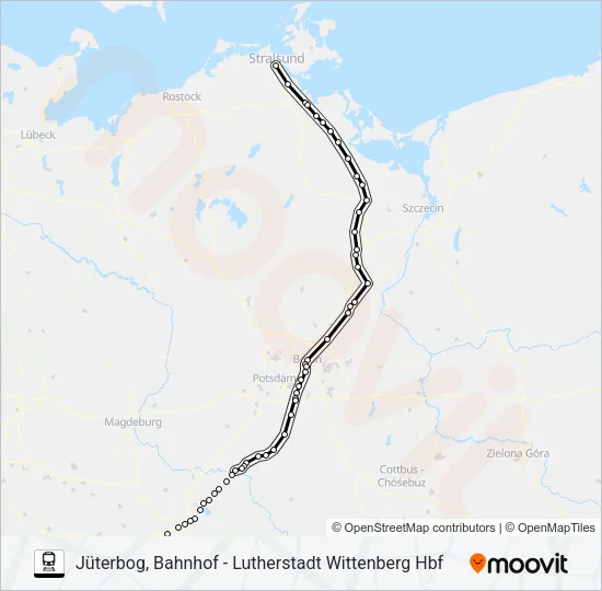 RE3 Train Line Map