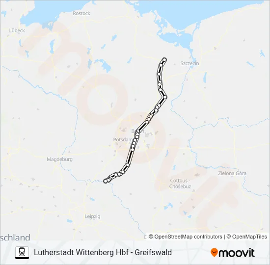 RE3 Train Line Map