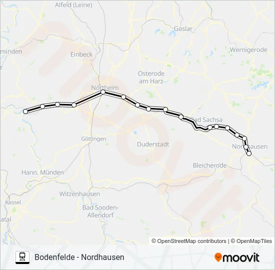 RB81 Train Line Map