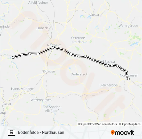 RB81 Train Line Map