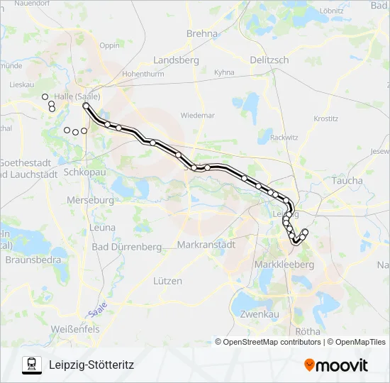 S3 Train Line Map