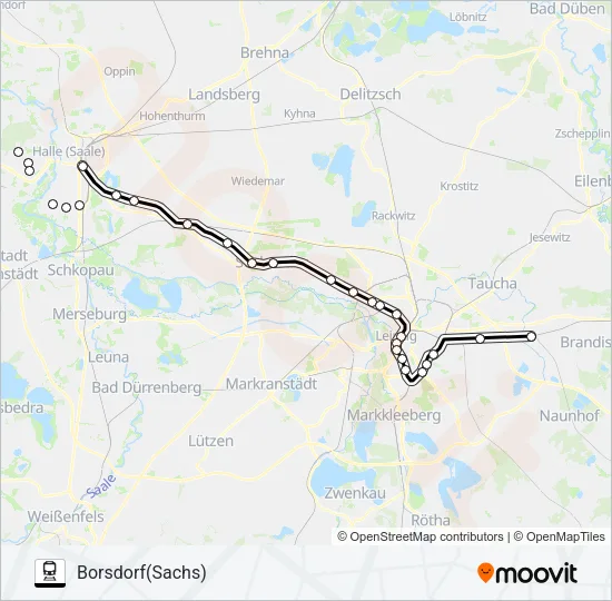 S3 Train Line Map