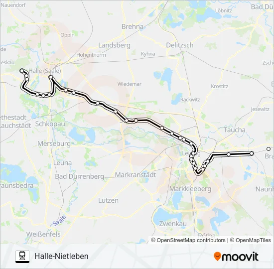 S3 Train Line Map