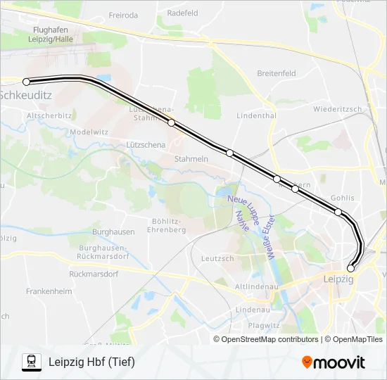 S3 Train Line Map