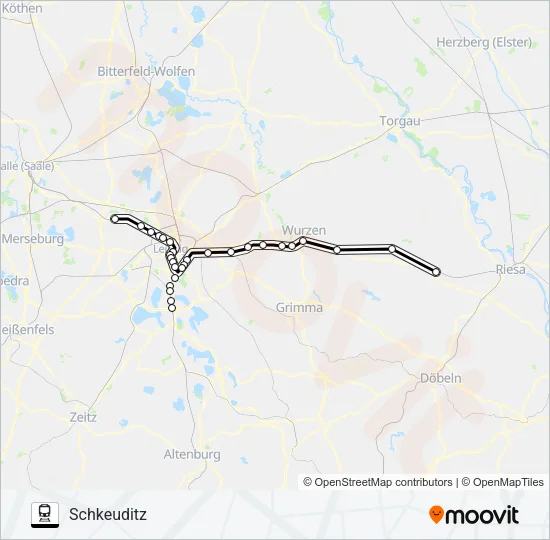 S3 Train Line Map