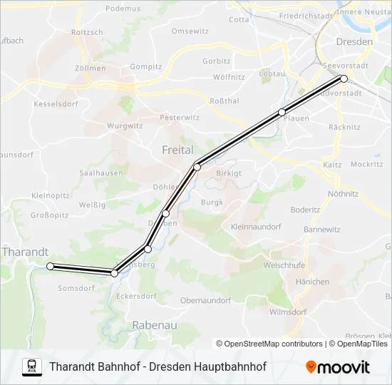 S3 Train Line Map