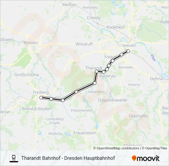 S3 Train Line Map
