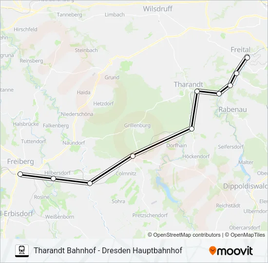 S3 Train Line Map
