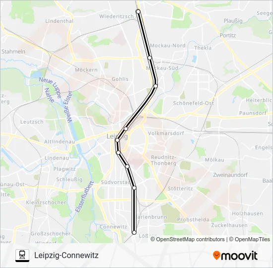 Поезд S6: карта маршрута