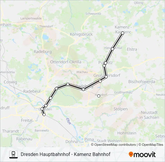 S8 Train Line Map