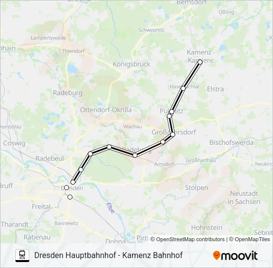 S8 Train Line Map