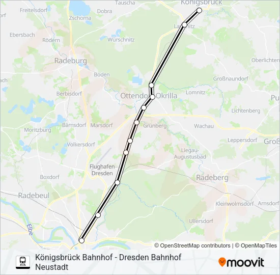 RB33 Train Line Map