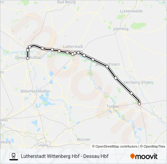 RB51 Train Line Map