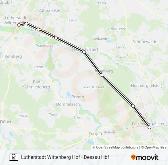 RB51 Train Line Map