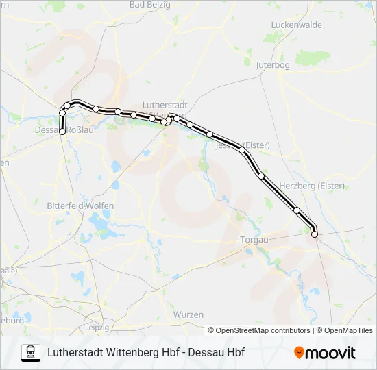 RB51 Train Line Map