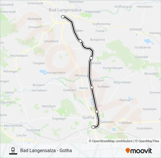 RB53 Train Line Map