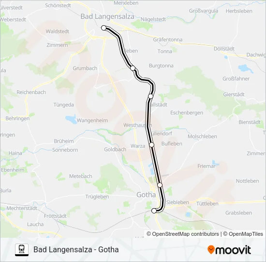 RB53 Train Line Map