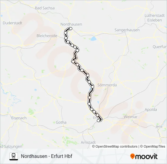 RB56 Train Line Map