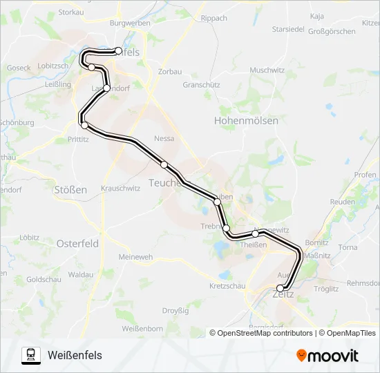 RB76 Train Line Map