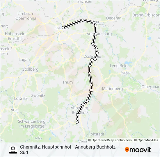 RB80 Train Line Map