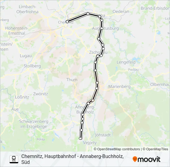 RB80 Train Line Map