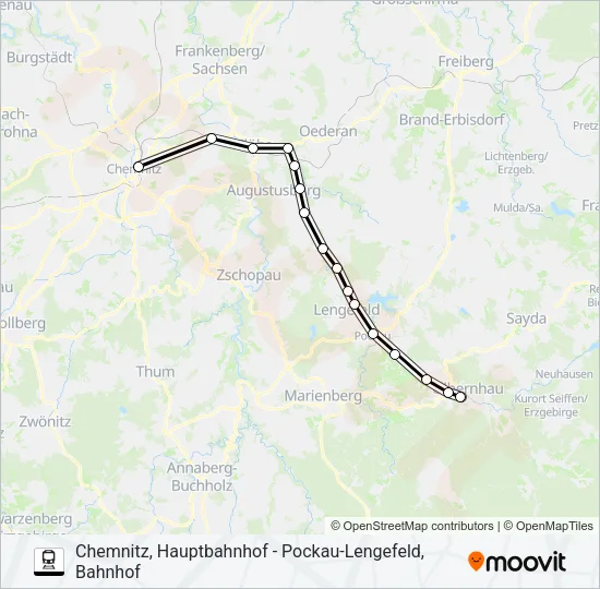 RB81 Train Line Map