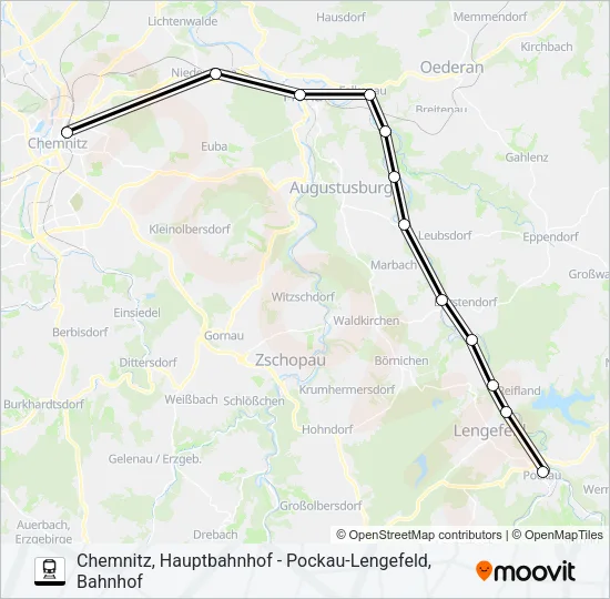 RB81 Train Line Map
