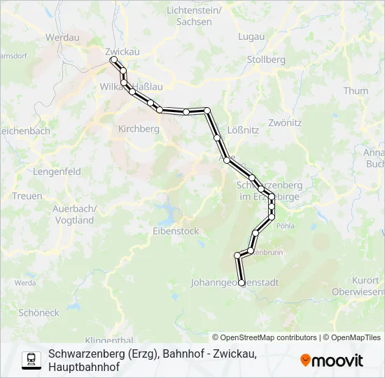 RB95 Train Line Map