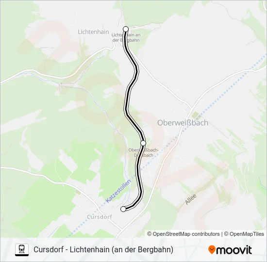 RB61 Train Line Map
