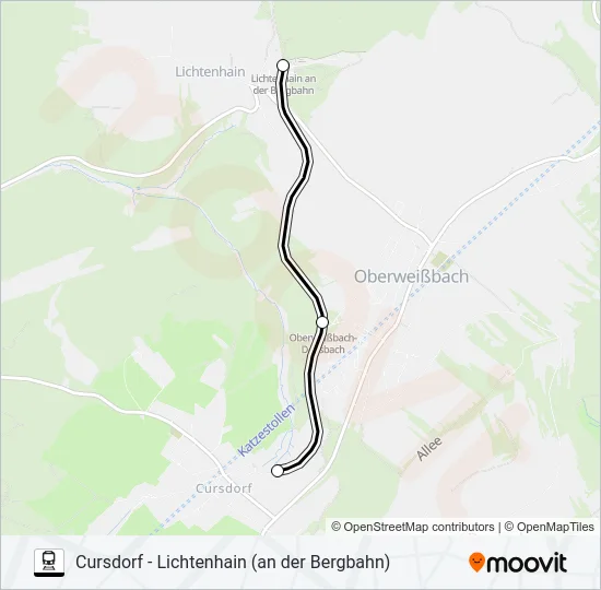 RB61 Train Line Map