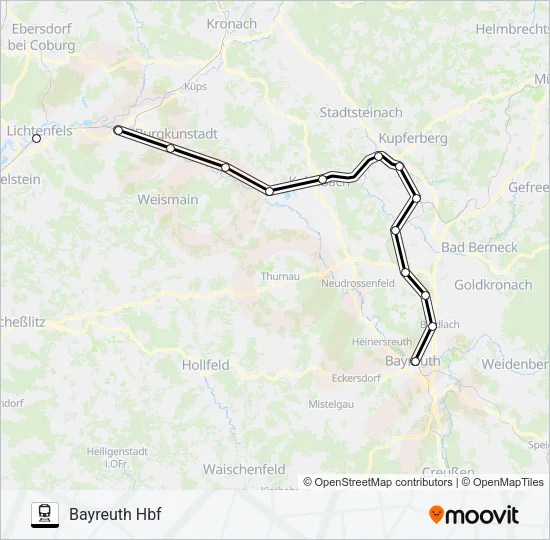 RB24 Train Line Map