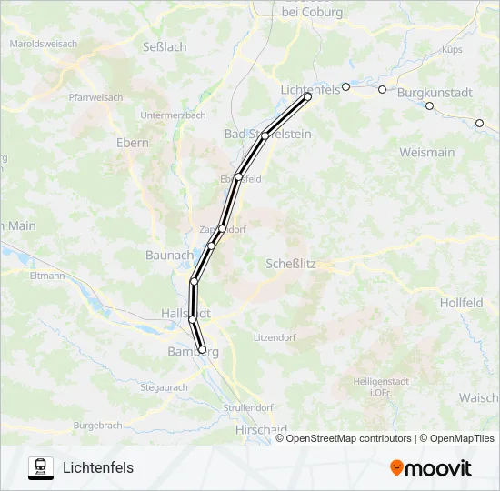 RB24 Train Line Map