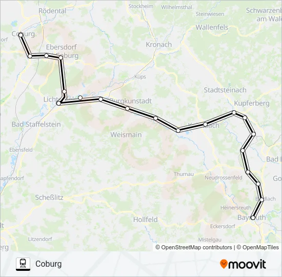 RB24 Train Line Map