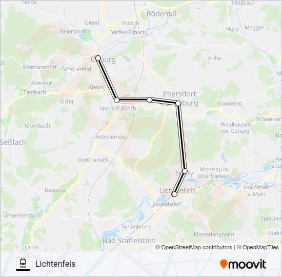 RB24 Train Line Map