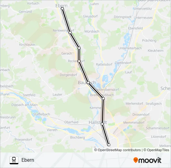RB26 Train Line Map