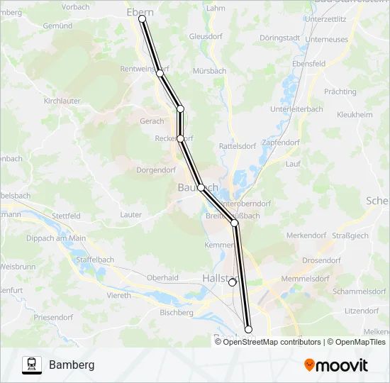 RB26 Train Line Map
