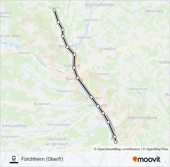 RB26 Train Line Map