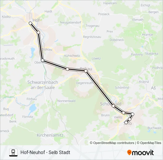 RB96 Train Line Map