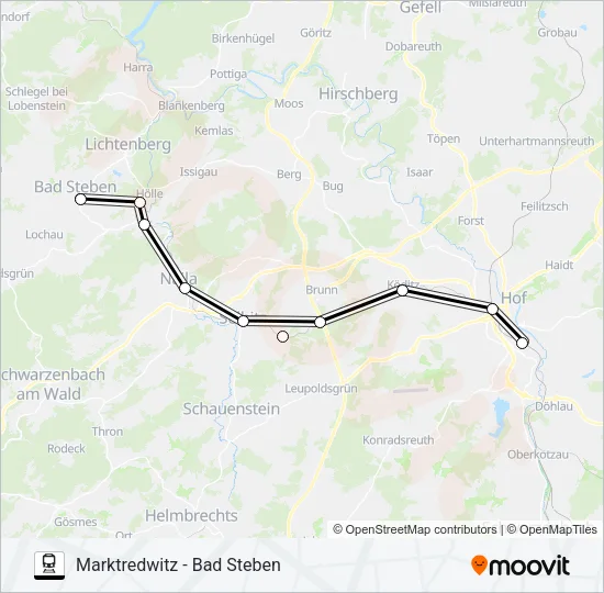 RB97 Train Line Map