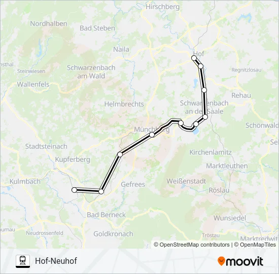 RB99 Train Line Map
